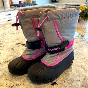 Sorel Youth Flurry Winter Boots - Size 1